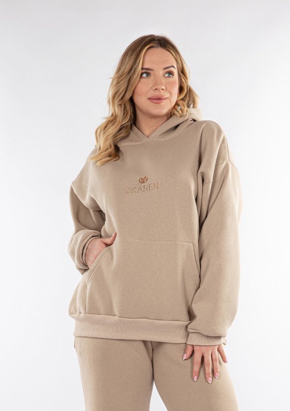 D Karen Bluza DK-K-B9-H1 CAPPUCCINO BAWEŁNA GRUBA