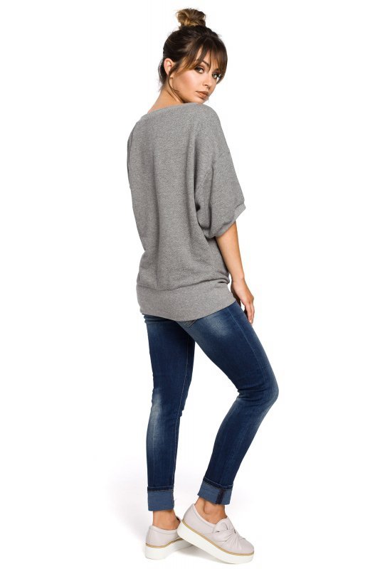 BeWear B048 bluzka szara
