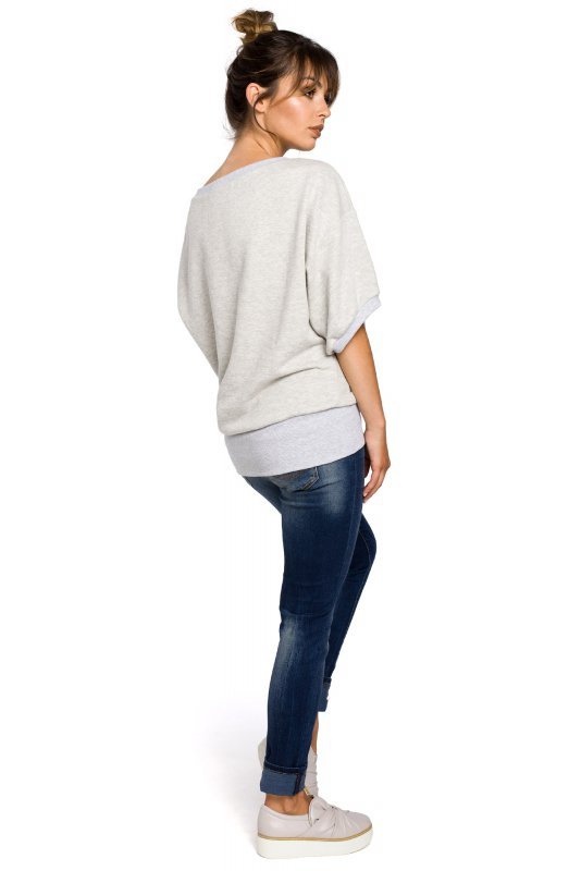 BeWear B048 bluzka popielata