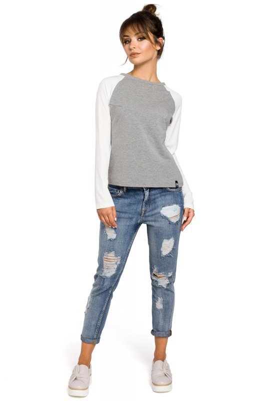 BeWear B047 bluzka szara