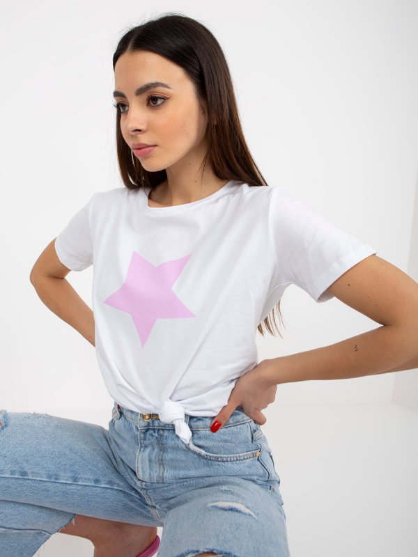 T-shirt-RV-TS-8626.00-biały rozmiar - L/XL