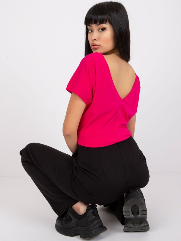 T-shirt-RV-TS-4662.03X-fuksjowy rozmiar - S