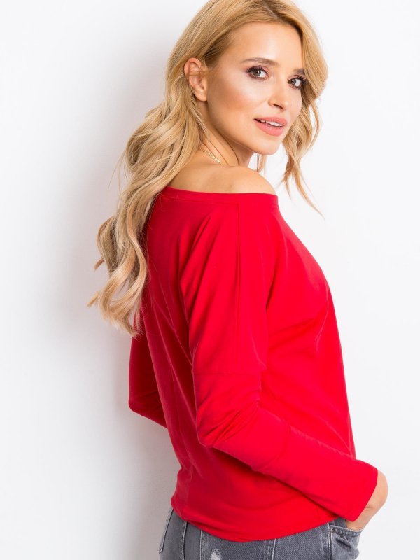 Bluzka-RV-BZ-5122.11P-czerwony rozmiar - XL