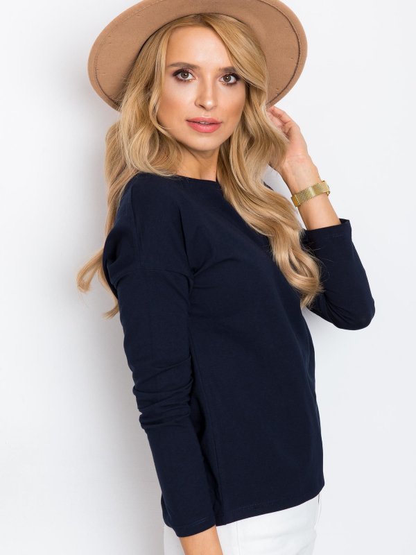 Bluzka-RV-BZ-5121.28P-granatowy rozmiar - XL