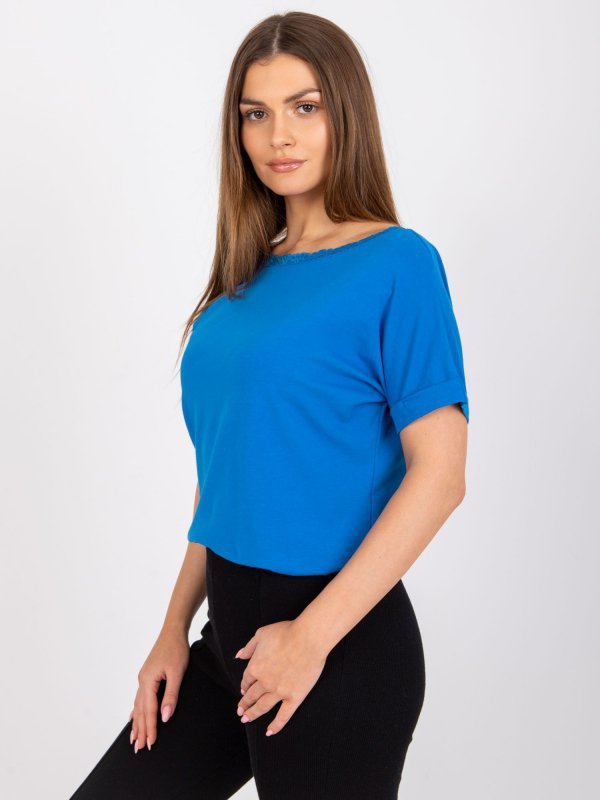 Bluzka-RV-BZ-7544.00-ciemny niebieski rozmiar - XL