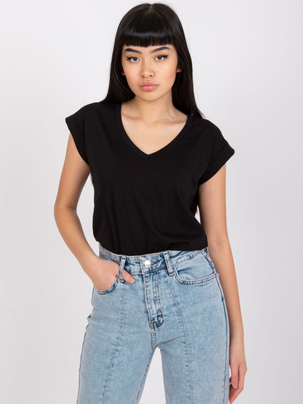 T-shirt-RV-TS-7543.12X-czarny rozmiar - M
