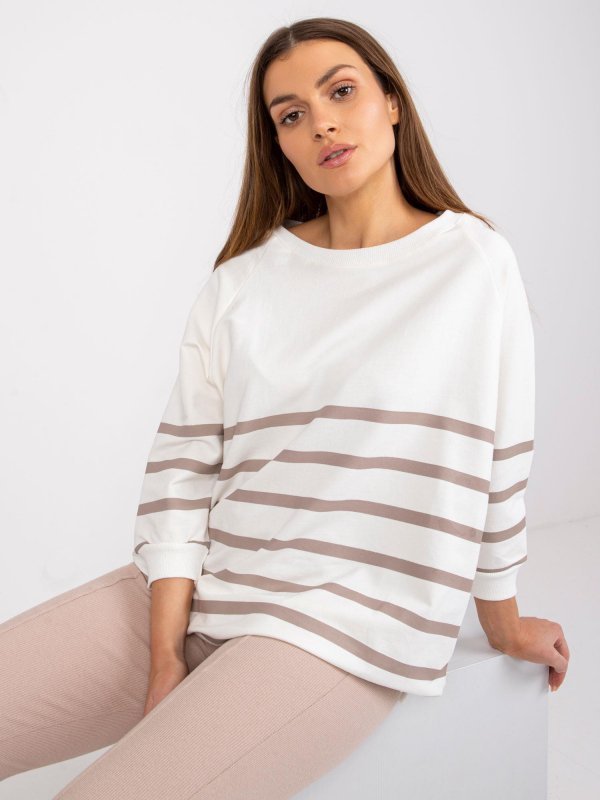 Bluzka-RV-BZ-7556.68-ecru rozmiar - L/XL