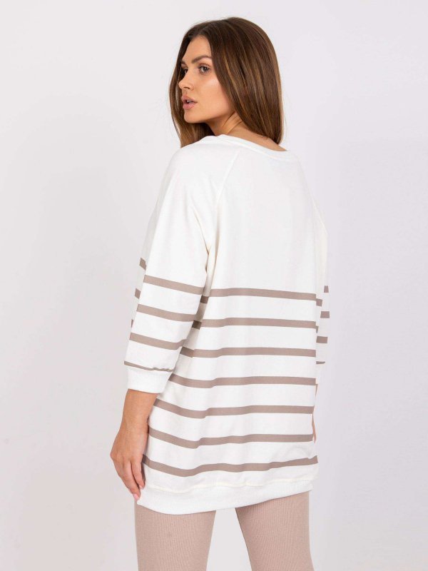 Bluzka-RV-BZ-7556.68-ecru rozmiar - L/XL
