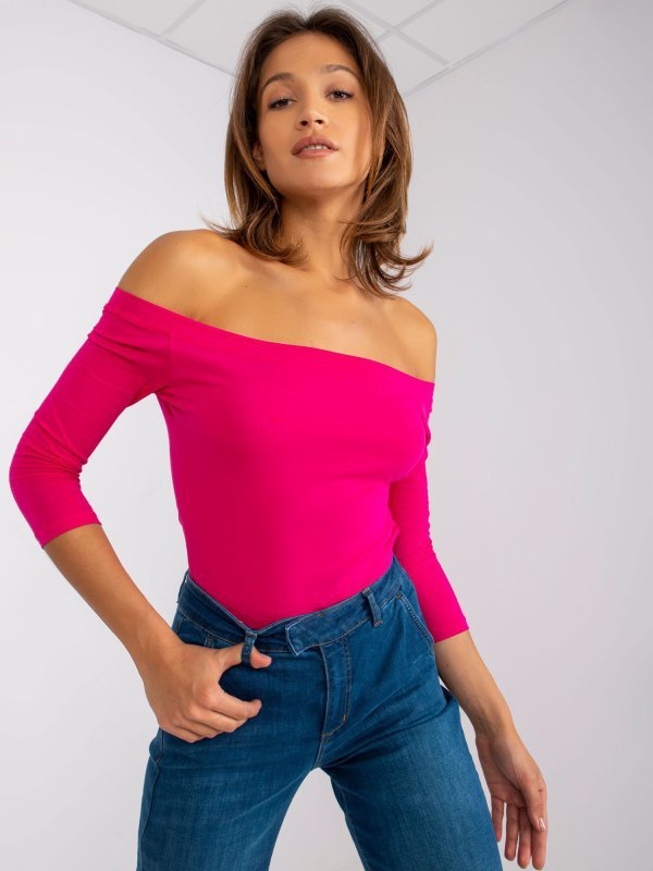Bluzka-RV-BZ-4692.11-fuksjowy rozmiar - XL