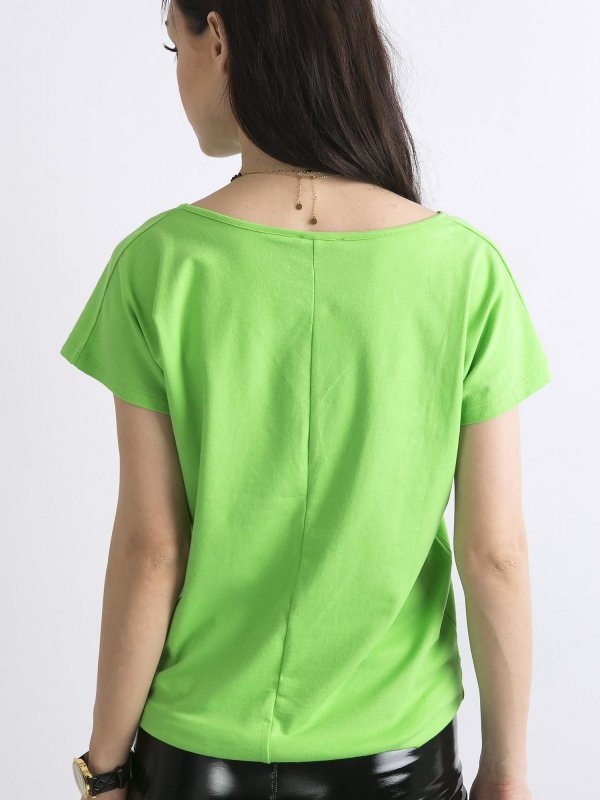 T-shirt-RV-BZ-4622.99-jasny zielony rozmiar - L