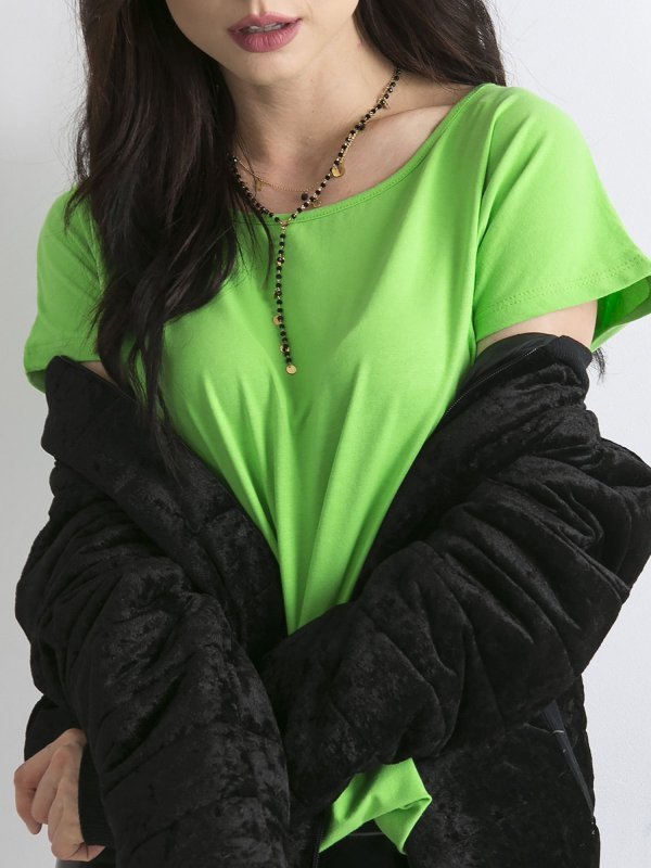 T-shirt-RV-BZ-4622.99-jasny zielony rozmiar - L