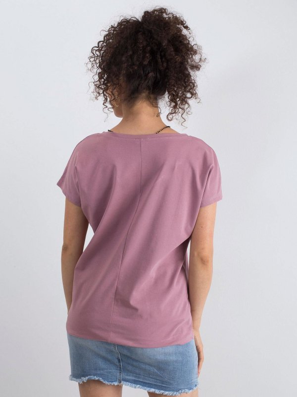 T-shirt-RV-TS-4832.19P-ciemny różowy rozmiar - L