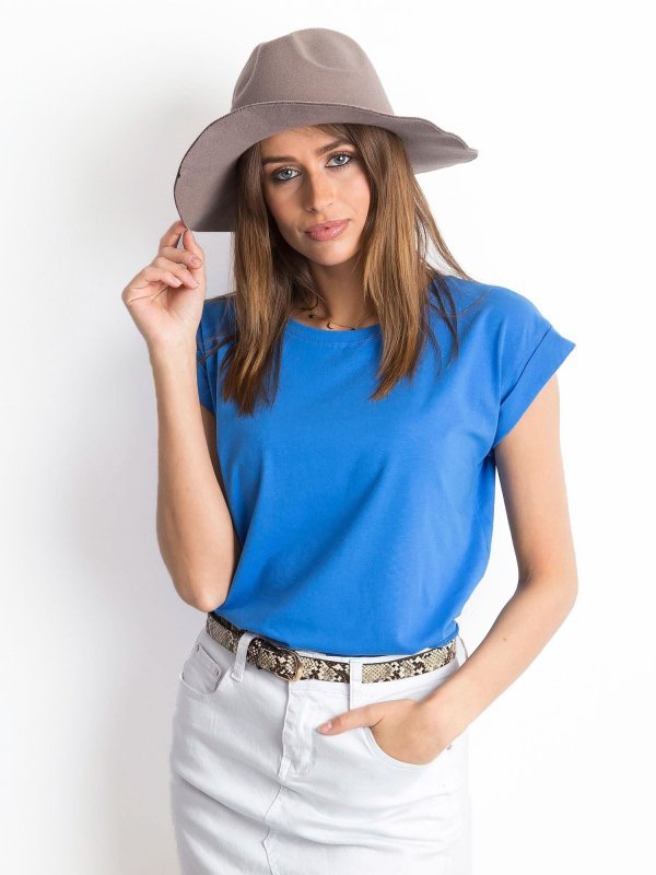 T-shirt-RV-TS-4833.88P-ciemny niebieski rozmiar - XS