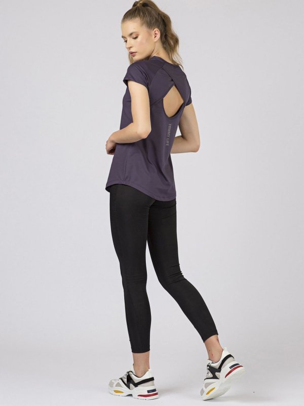 T-shirt-298-TS-TL-97101.03X-ciemny fioletowy rozmiar - M
