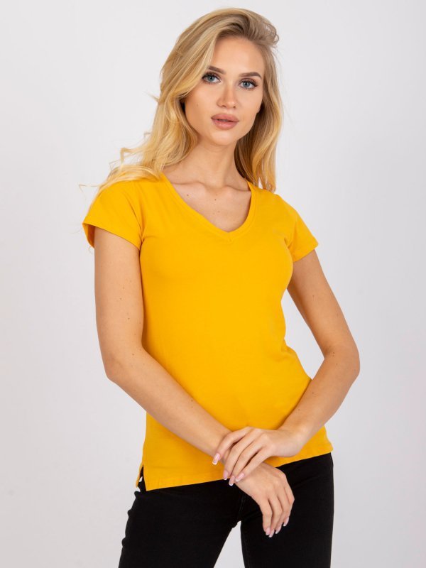 T-shirt-RV-TS-4837.38P-jasny pomarańczowy rozmiar - S