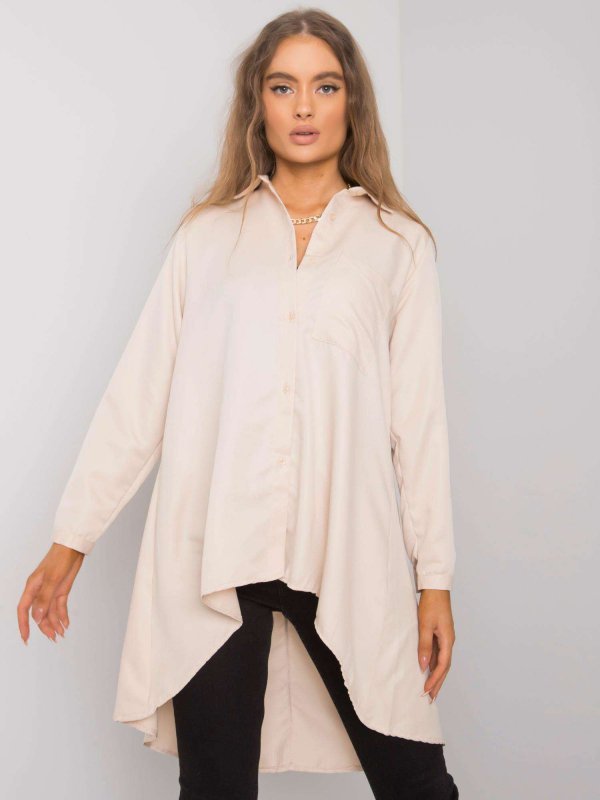 Koszula-EM-KS-556.17-jasny beżowy rozmiar - L/XL