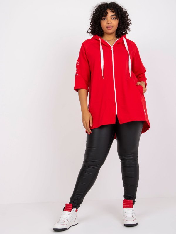 Bluza-RV-BL-6796.86-czerwony rozmiar - ONE SIZE