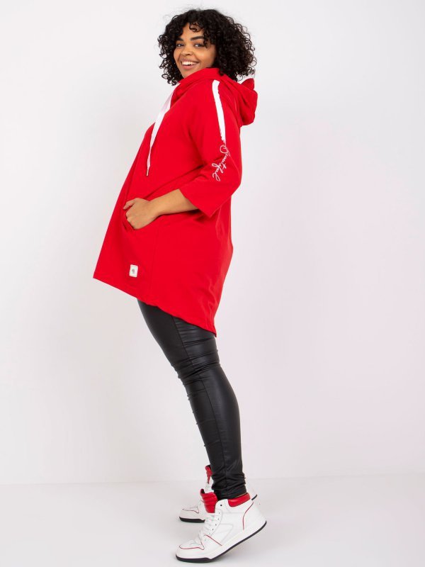 Bluza-RV-BL-6796.86-czerwony rozmiar - ONE SIZE