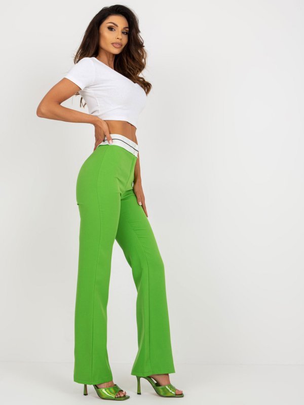 Spodnie-DHJ-SP-6971.32-jasny zielony rozmiar - 2XL