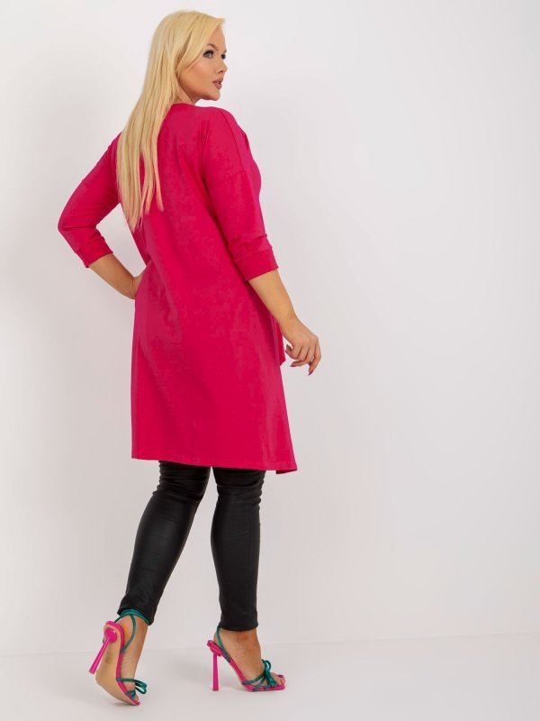 Bluzka-RV-BZ-8533.04-fuksjowy rozmiar - ONE SIZE
