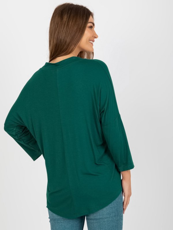 Bluzka-RV-BZ-8630.94-ciemny zielony rozmiar - ONE SIZE