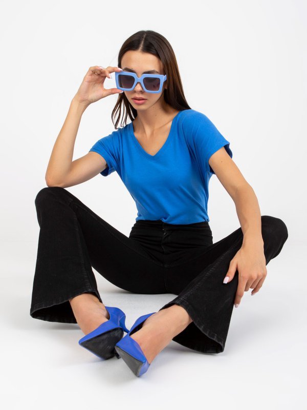 T-shirt-B-014.91-ciemny niebieski rozmiar - M