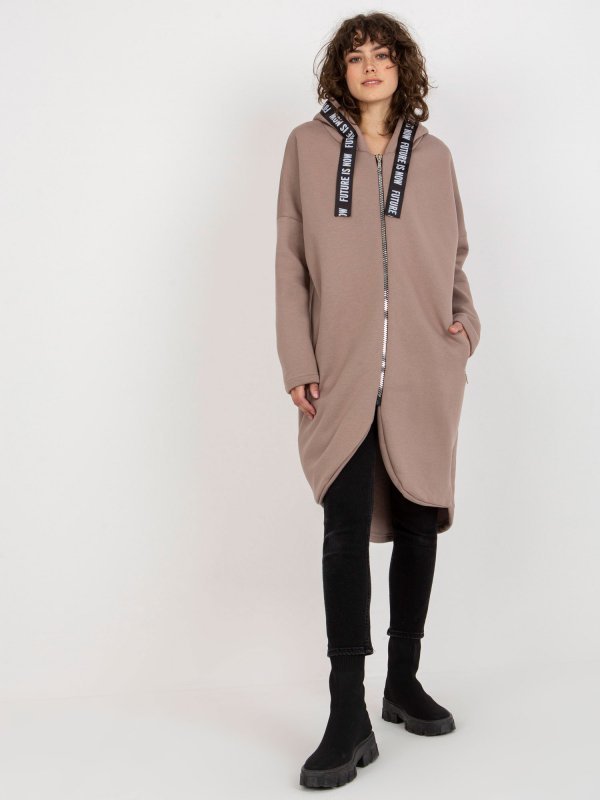 Bluza-RV-BL-6683.00P-ciemny bezowy rozmiar - L/XL