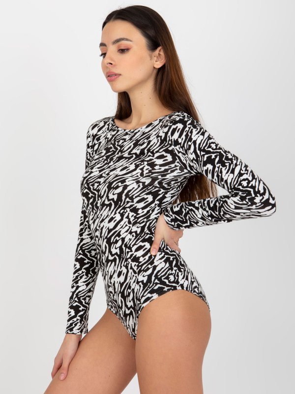Body-LK-BO-509199-1.42P-biało-czarny rozmiar - L/XL