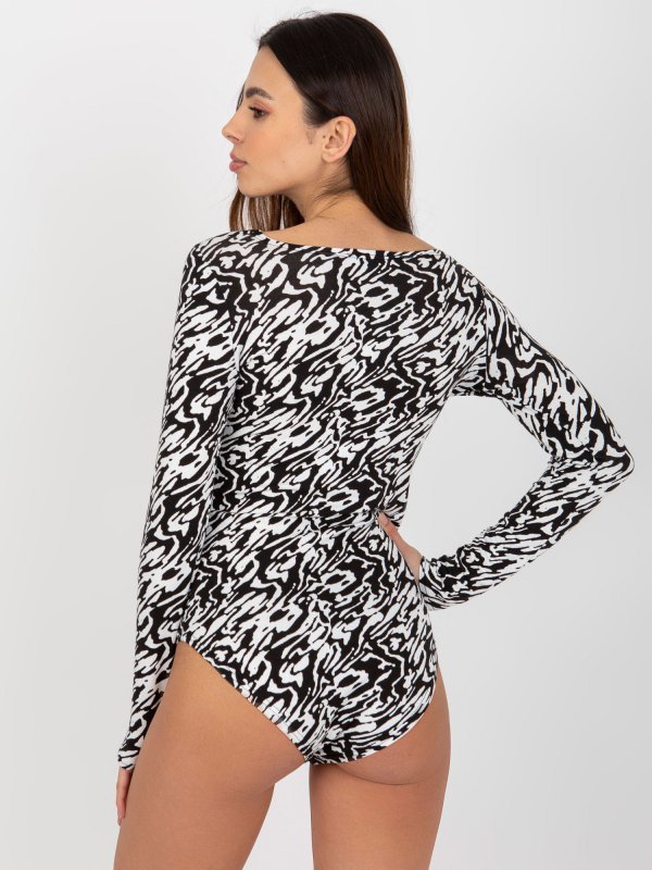 Body-LK-BO-509199-1.42P-biało-czarny rozmiar - L/XL