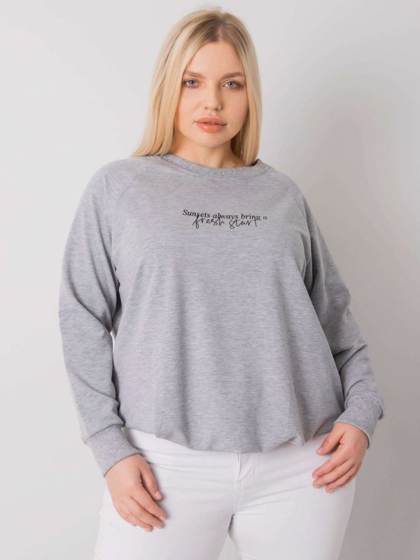Bluza-RV-BL-7162.12P-szary rozmiar - ONE SIZE