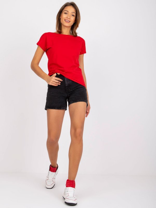 T-shirt-RV-TS-4662.38P-czerwony rozmiar - S