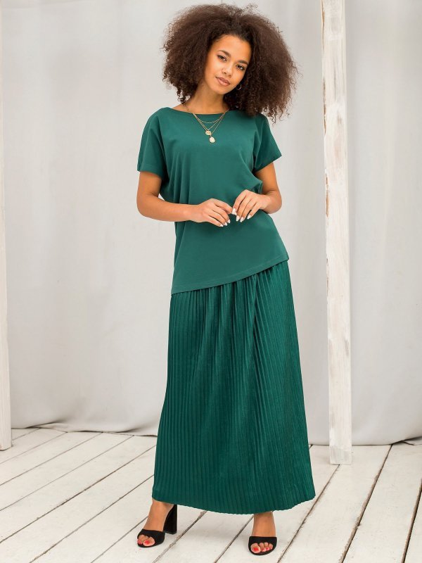 T-shirt-RV-TS-4662.38P-ciemny zielony rozmiar - M