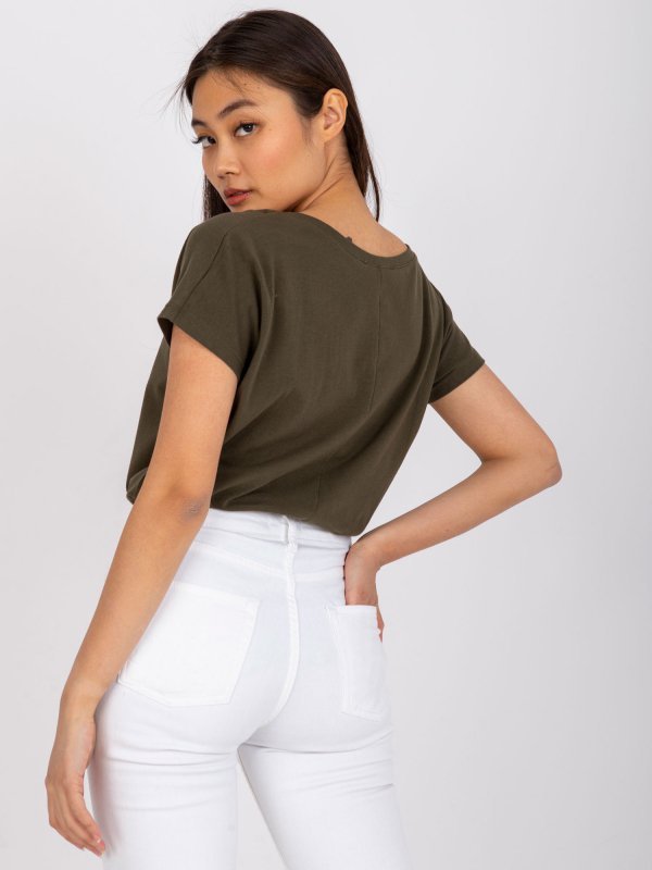 T-shirt-RV-TS-4832.40P-khaki rozmiar - XS