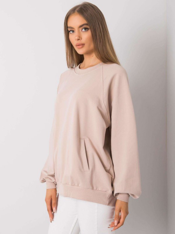 Bluza-RV-BL-7191.37P-beżowy rozmiar - S/M