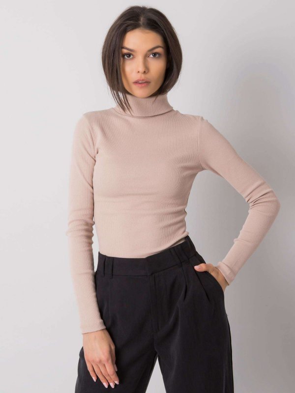 Bluzka-RV-BZ-7182.01P-beżowy rozmiar - L/XL