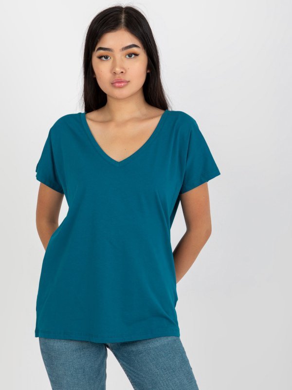 T-shirt-RV-TS-4832.66P-morski rozmiar - M