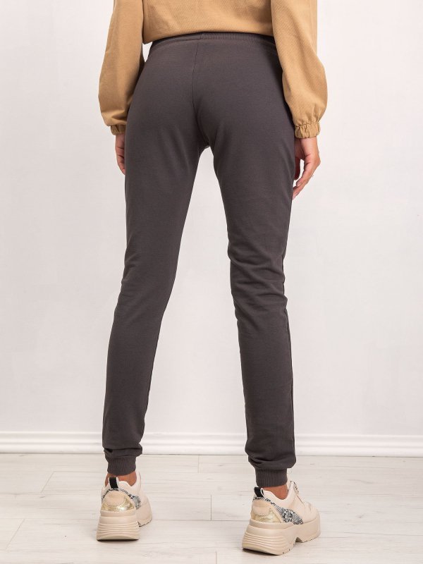 Spodnie dresowe-RV-DR-5134.69-ciemny khaki rozmiar - XL