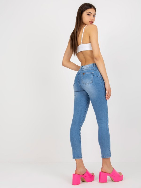 Spodnie jeans-NM-SP-JK105.85P-niebieski rozmiar - M