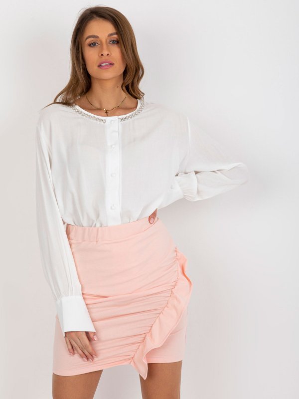 Koszula-LK-KS-509175.91P-ecru rozmiar - L/XL