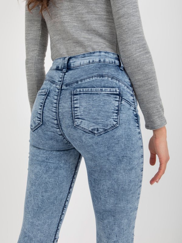 Spodnie jeans-NM-SP-H32.12X-niebieski rozmiar - M