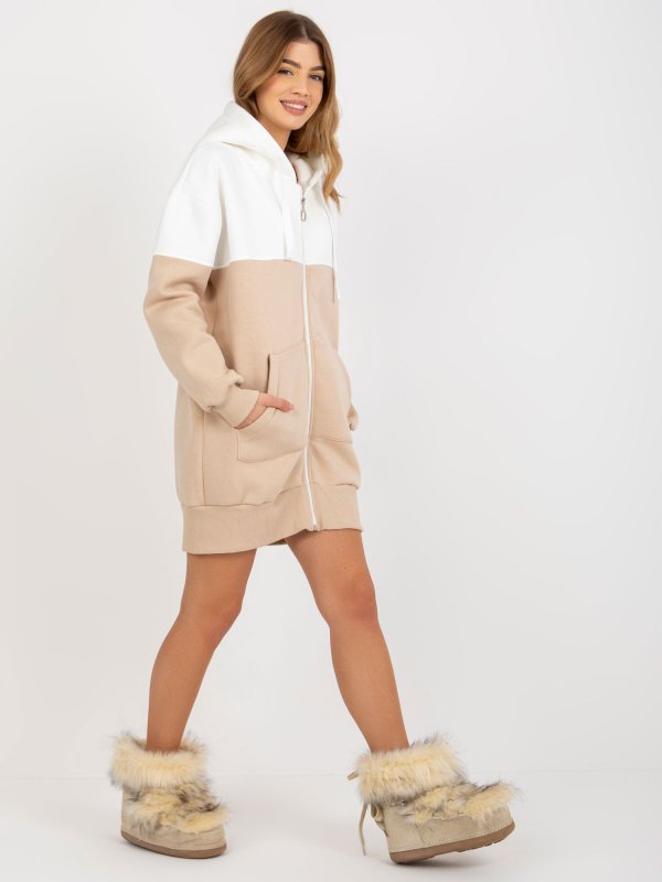 Bluza-EM-BL-762.24X-beżowy rozmiar - ONE SIZE