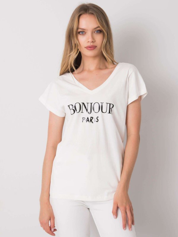 T-shirt-FA-TS-7142.37P-ecru rozmiar - ONE SIZE