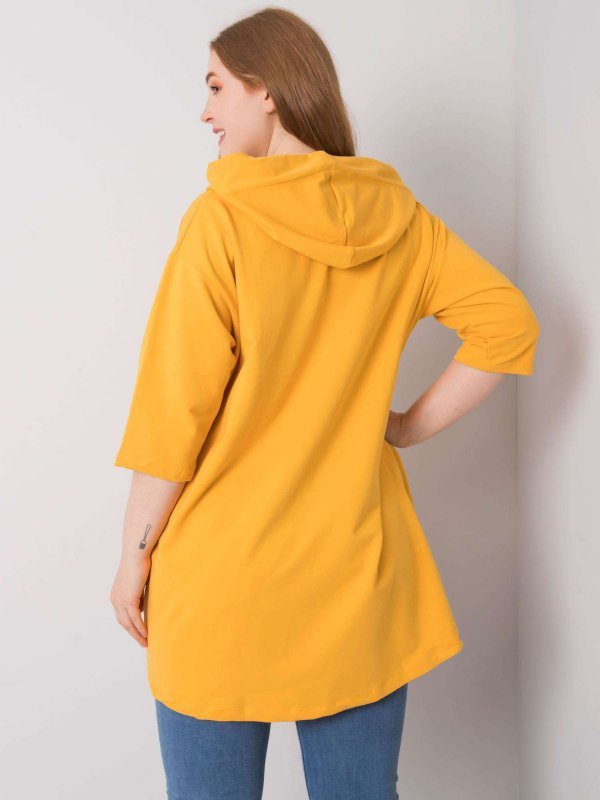 Bluza-RV-BL-6863.59P-ciemny żółty rozmiar - ONE SIZE