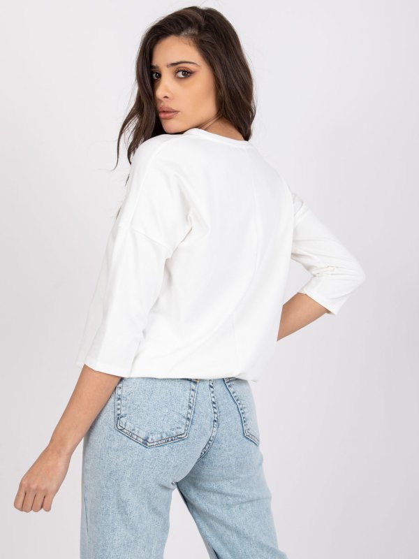 Bluzka-RV-BZ-0229.13P-ecru rozmiar - L/XL