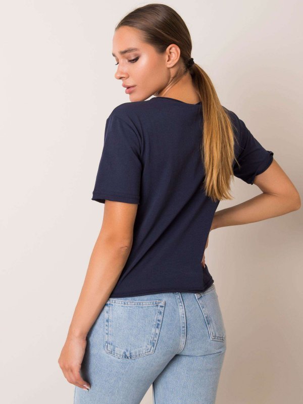 T-shirt-131-TS-AMZ1010.34P-granatowy rozmiar - XS