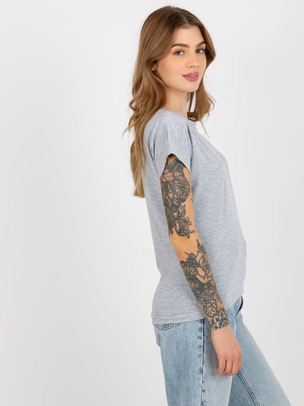T-shirt-VI-TS-034.06-szary rozmiar - XL
