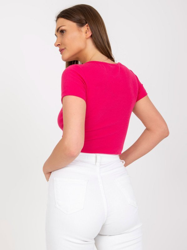 Bluzka-TW-BZ-BL-006.29X-fuksjowy rozmiar - S