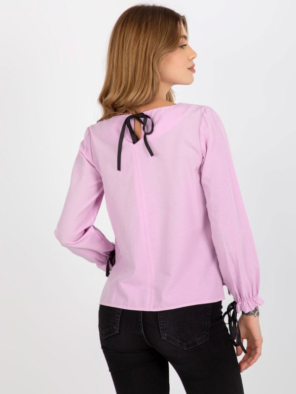 Bluzka-LK-BZ-506877.15X-jasny fioletowy rozmiar - 36