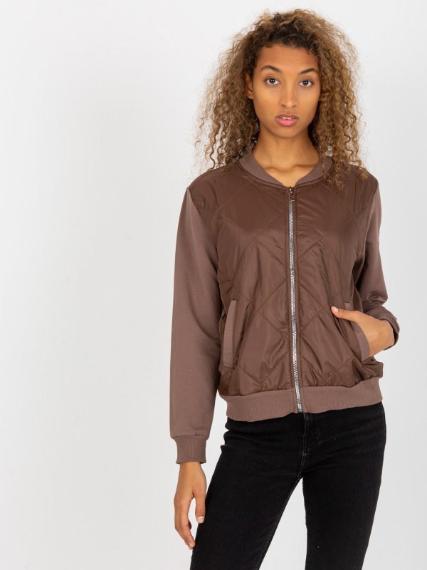 Bluza-RV-BL-8225.88-brązowy rozmiar - L/XL