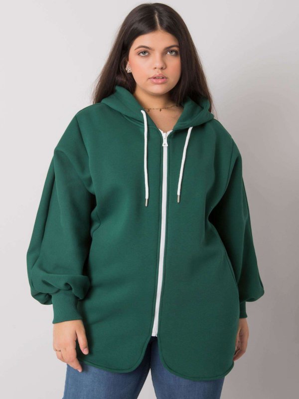 Bluza-RV-BL-7282.22P-ciemny zielony rozmiar - ONE SIZE